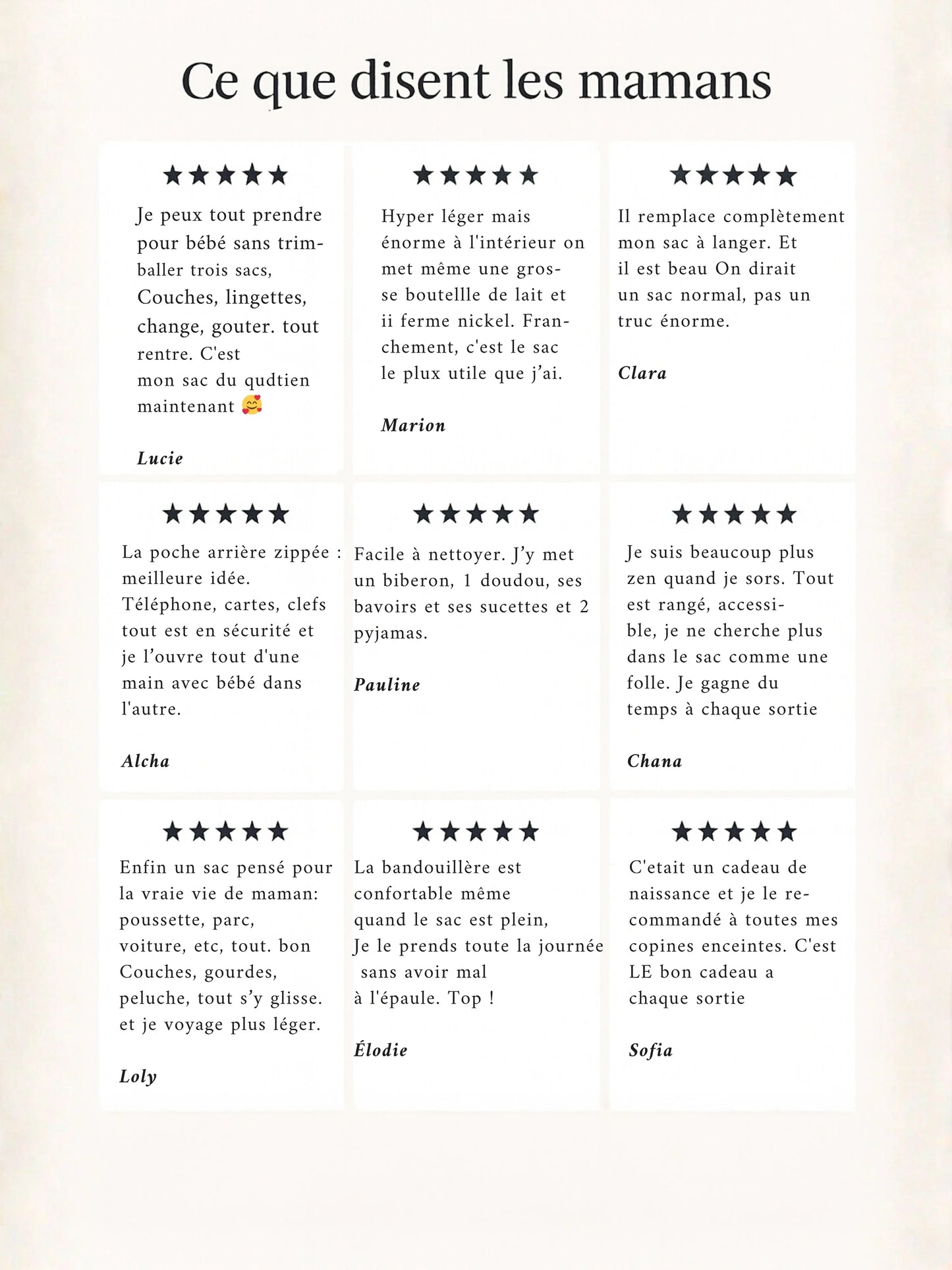 Le sac XXL des super mamans